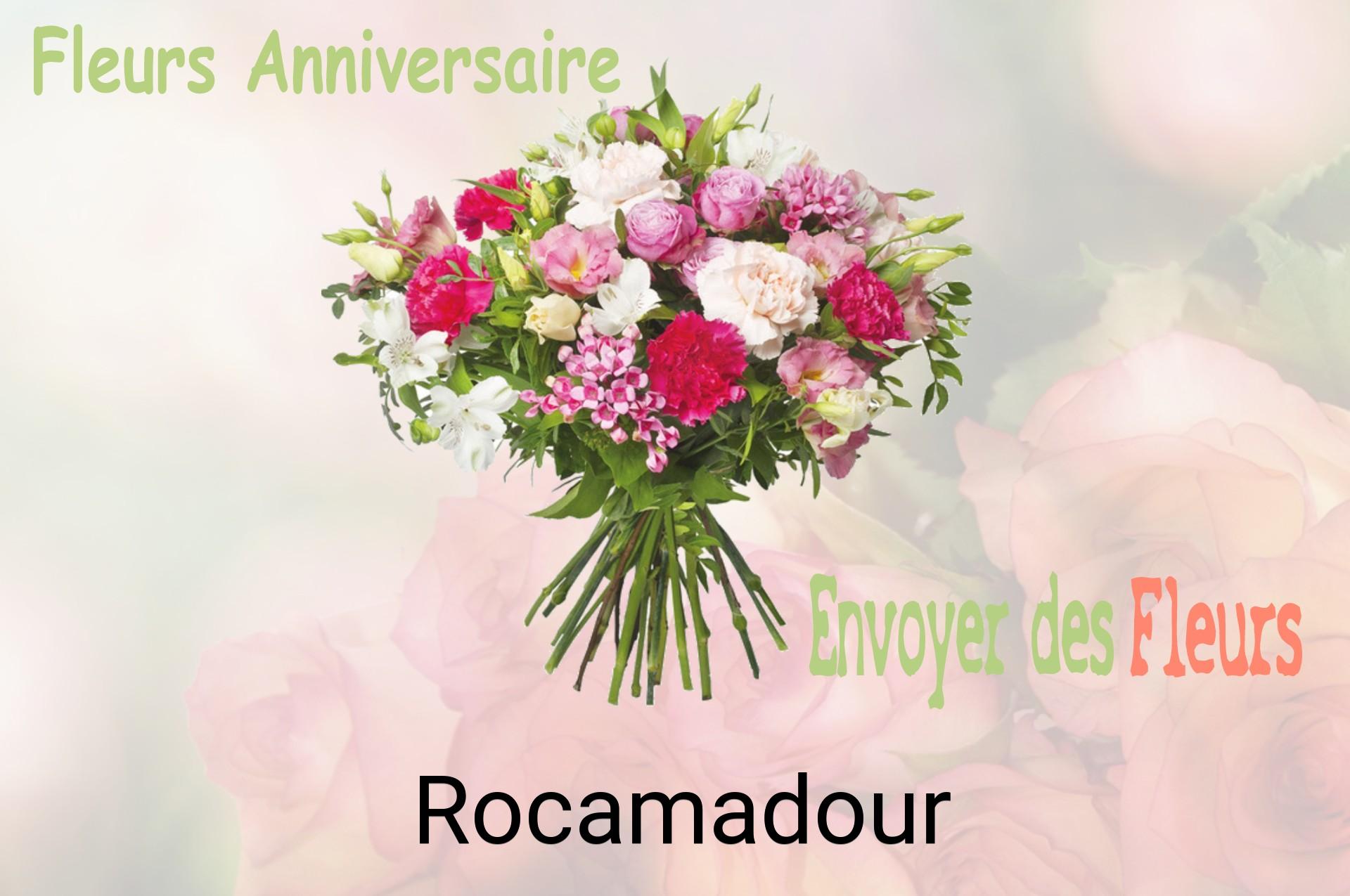 Bouquet de fleurs d’anniversaire livré à Rocamadour