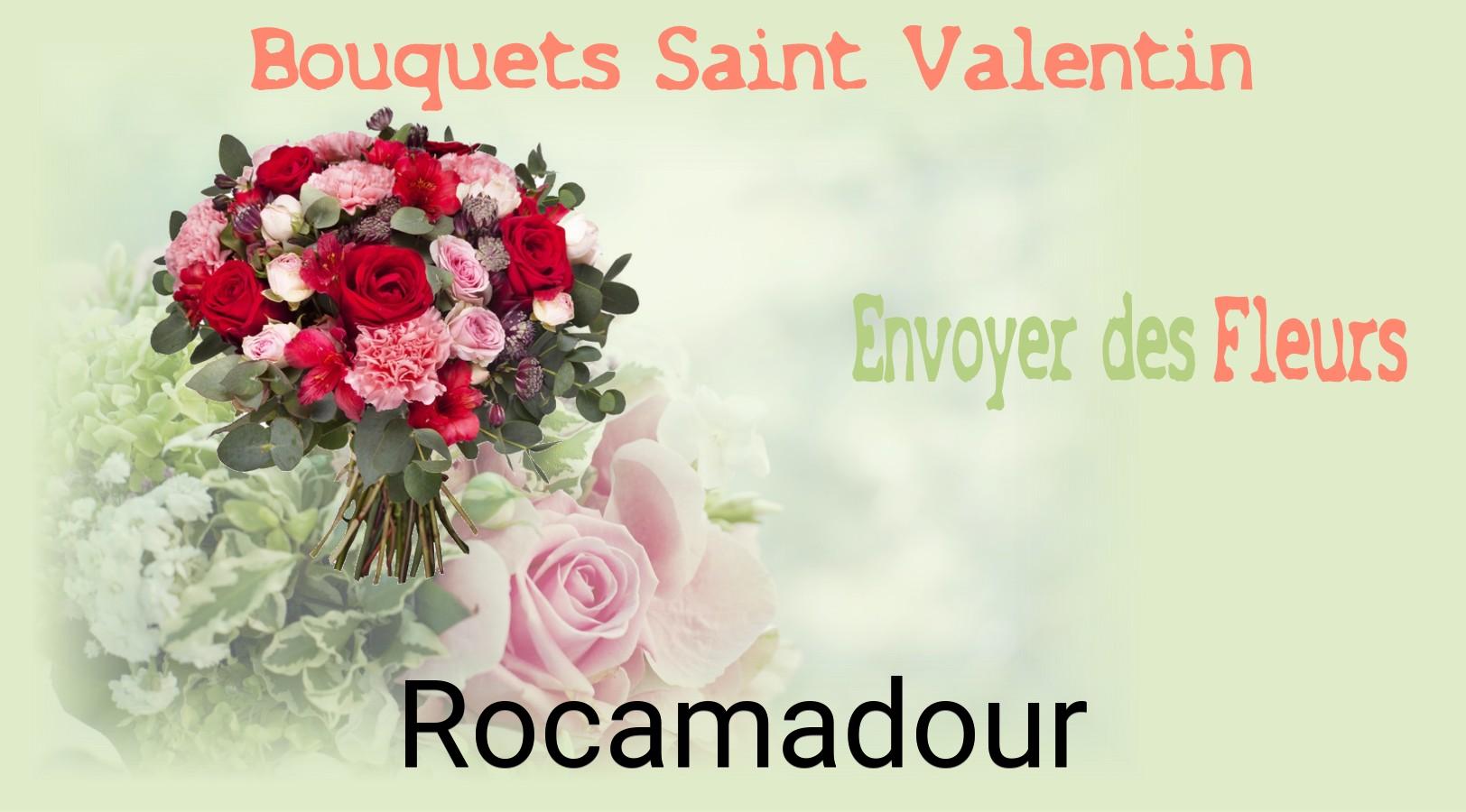 Roses de Saint-Valentin livrées à Rocamadour